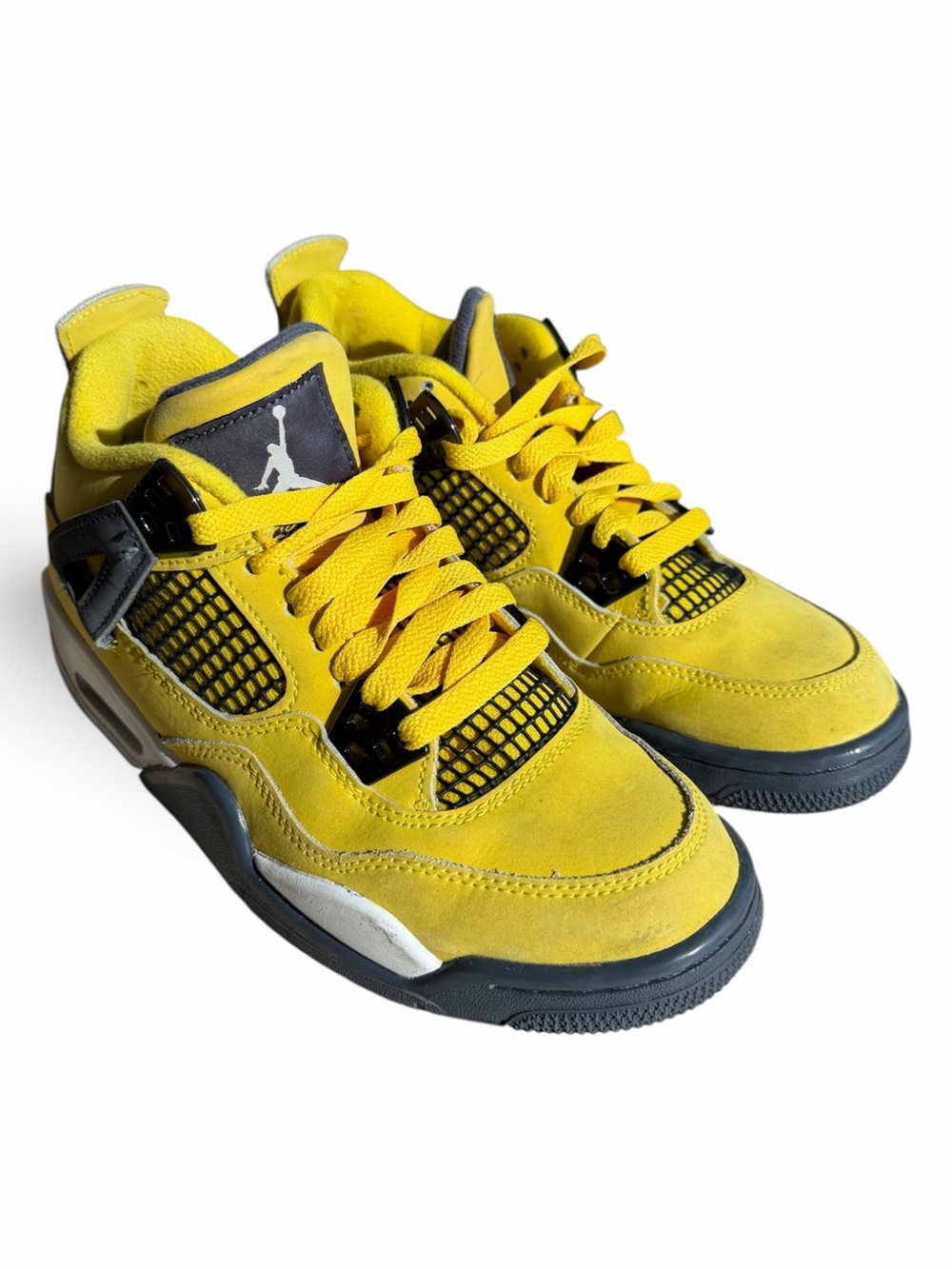 Jordan Yellow and Black Low-Top Sneakers